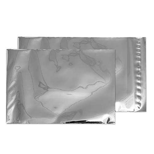 Blake Purely Packaging MF812 Folie-Versandtasche Haftklebung Silber C5 229 x 162 mm | 250 Stück von Blake