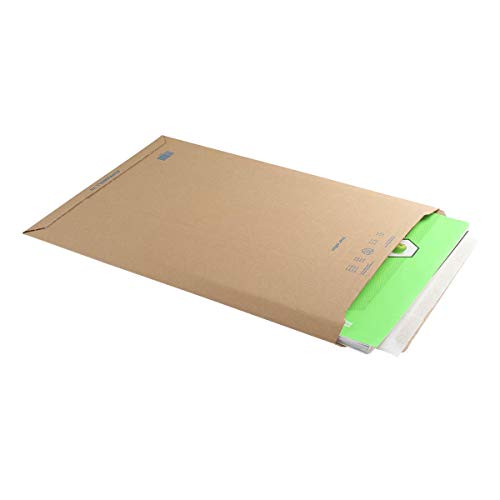 Blake Purely Packaging PCE70 Versandtasche, Wellpappe, Haftklebung mit Abziehstreifen, manipulationssicher, 490 x 330 mm, 100-er Pack Blake Purely Packaging PCE70 Versandtasche, Wellpappe, Haftklebung mit Abziehstreifen, manipulationssicher, 490 x 330 mm, 100-er Pack von Blake