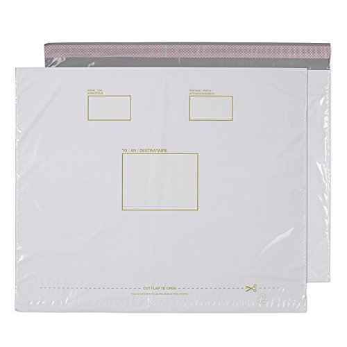 Blake Purely Packaging PE96/W Versandtaschen, Polyethylen, 590 x 430 mm, Weiß, 300 Stück von Blake