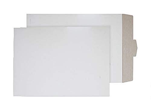 Blake Purely Packaging PPA27TUC Vollpapptaschen Versandtasche Verstauen Sie Klappe Weiß Pappe C3 450 x 324 mm - 350g/m² | 100 Stück von Blake