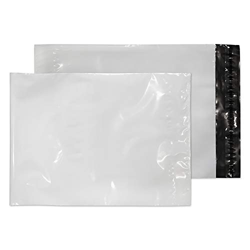 Blake Purely Packaging Versandtaschen, C4+, 320 x 240 mm, Polyethylen, haftklebend, PE42/W/100, Weiß, 100 Stück Blake Purely Packaging Versandtaschen, C4+, 320 x 240 mm, Polyethylen, haftklebend, PE42/W/100, Weiß, 100 Stück von Blake