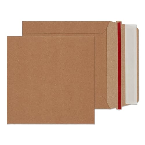 Blake VITA MA1-RS Briefumschläge aus Kraftkarton, strapazierfähig, 350 g/m², nachhaltige, zu 100% recycelbare Verpackung, bruchsicher, mit Reißstreifen, haftklebend, 200 Stück von Blake