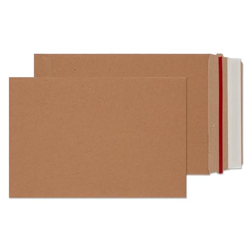 Blake VITA MA6-RS Briefumschläge aus Kraftkarton, strapazierfähig, 350 g/m², nachhaltige, zu 100% recycelbare Verpackung, bruchsicher, mit Reißstreifen, haftklebend, 200 Stück von Blake