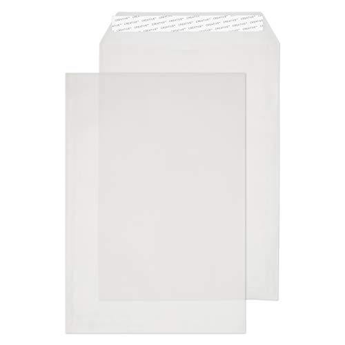 Creative Senses ICE715 Versandtasche Haftklebung Transparent Weiß C4 324 x 229 mm - 90g/m² | 250 Stück Creative Senses ICE715 Versandtasche Haftklebung Transparent Weiß C4 324 x 229 mm - 90g/m² | 250 Stück von Blake