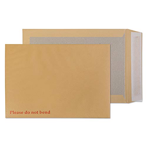 Blake Premium Avant Garde AG0056 Schwere, Extra Starke Papprückwand Versandtasche Haftklebung Creme Manille C4 229 x 324 mm 130 g/m² | 5 Stück von Blake