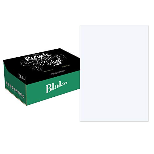 Blake Premium Pure 84677 Recycling Papier Super Weiß Wove A4 210 x 297 mm 120 g/m² | 500 Stück von Blake