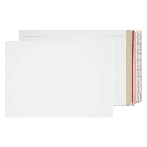 Blake Purely Packaging PPA8-RS Vollpapptaschen Versandtasche Haftklebung Weiß Pappe 350g/m² 241 x 178 mm | 200 Stück von Blake