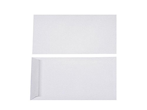 Versandtaschen | Premium | 152 x 305 mm Weiß (250 Stück) mit Abziehstreifen | Briefhüllen, Kuverts, Couverts, Umschläge mit 2 Jahren Zufriedenheitsgarantie von Blanke Briefhüllen