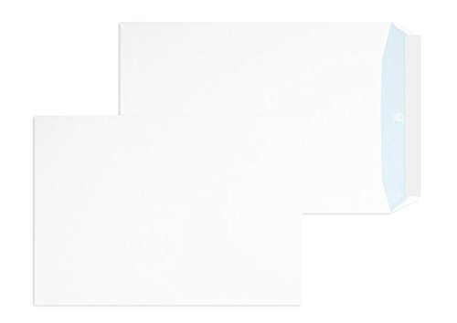 Versandtaschen | Premium | 229 x 324 mm (DIN C4) Weiß (250 Stück) mit Abziehstreifen | Briefhüllen, Kuverts, Couverts, Umschläge mit 2 Jahren Zufriedenheitsgarantie von Blanke Briefhüllen