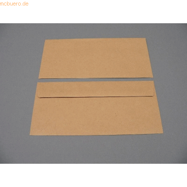 Blanke Briefumschläge 102x216mm 80g/qm gummiert VE=1000 Stück braun Blanke Briefumschläge 102x216mm 80g/qm gummiert VE=1000 Stück braun von Blanke