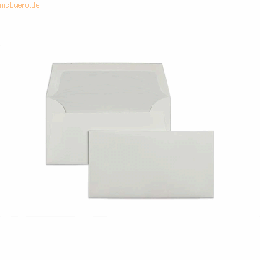 Blanke Briefumschläge 119x220mm 120g/qm gummiert VE=100 Stück weiß von Blanke