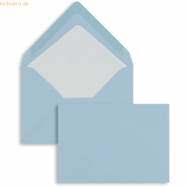 Blanke Briefumschläge 125x176mm (DIN B6) 100g/qm gummiert VE=100 Stück von Blanke