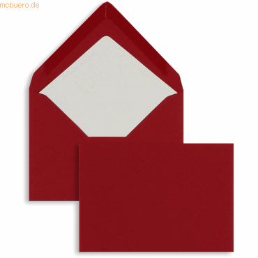 Blanke Briefumschläge 125x176mm (DIN B6) 100g/qm gummiert VE=100 Stück von Blanke