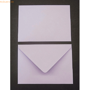 Blanke Briefumschläge 133x184mm 100g/qm gummiert VE=100 Stück lilac Blanke Briefumschläge 133x184mm 100g/qm gummiert VE=100 Stück lilac von Blanke