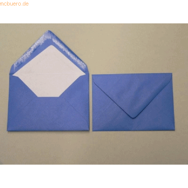 Blanke Briefumschläge 135x192mm 100g/qm gummiert VE=100 Stück stahlbla von Blanke