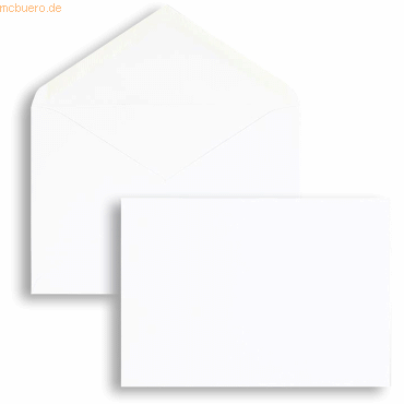 Blanke Briefumschläge 140x200mm (DIN E6) 90g/qm gummiert VE=500 Stück von Blanke