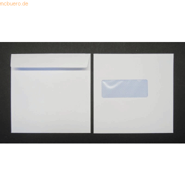 Blanke Briefumschläge 155x155mm 100g/qm gummiert Sonderfenster VE=500 Blanke Briefumschläge 155x155mm 100g/qm gummiert Sonderfenster VE=500 von Blanke