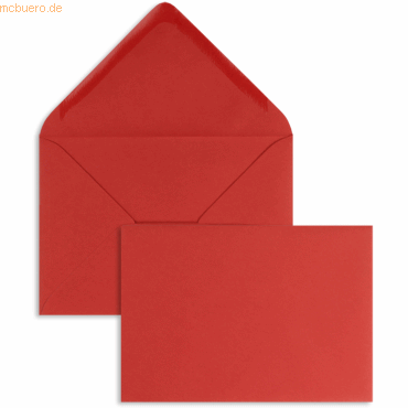 Blanke Briefumschläge 156x220mm 120g/qm gummiert VE=100 Stück kardinal von Blanke