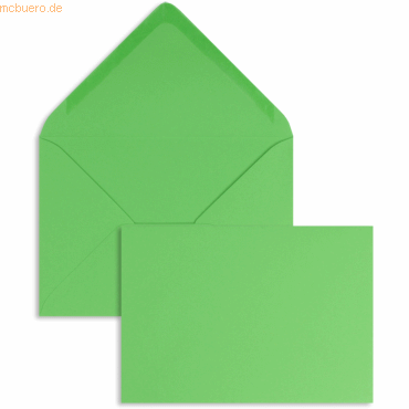Blanke Briefumschläge 156x220mm 120g/qm gummiert VE=100 Stück smaragd von Blanke
