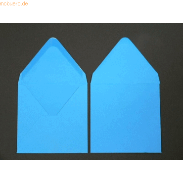 Blanke Briefumschläge 160x160mm 120g/qm gummiert VE=100 Stück azurblau Blanke Briefumschläge 160x160mm 120g/qm gummiert VE=100 Stück azurblau von Blanke