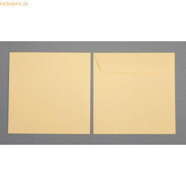 Blanke Briefumschläge 170x170mm 120g/qm gummiert VE=100 Stück korn von Blanke