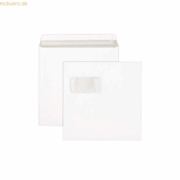 Blanke Briefumschläge 220x220mm 100g/qm haftklebend Fenster VE=100 Stü von Blanke