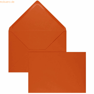 Blanke Briefumschläge 225x315mm 160g/qm gummiert VE=100 Stück orange von Blanke