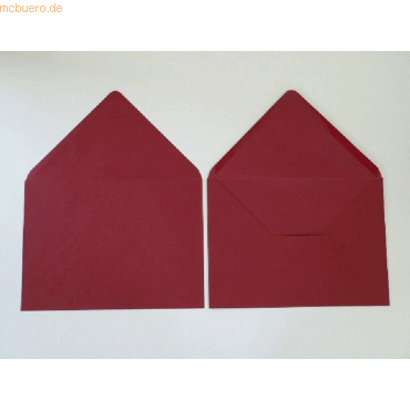 Blanke Briefumschläge 225x315mm 160g/qm gummiert VE=100 Stück rosso von Blanke