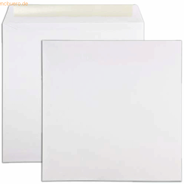Blanke Briefumschläge 300x300mm 100g/qm gummiert VE=250 Stück weiß von Blanke