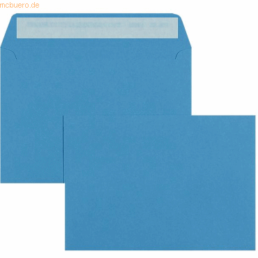Blanke Briefumschläge C4 120g/qm haftklebend VE=100 Stück königsblau von Blanke