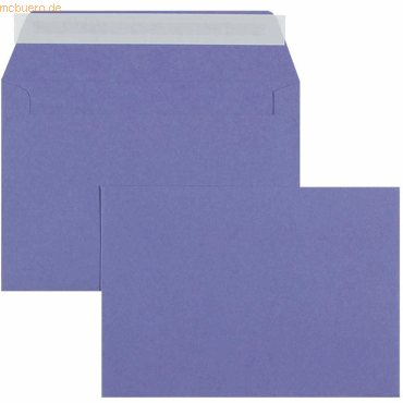 Blanke Briefumschläge C4 120g/qm haftklebend VE=100 Stück violett von Blanke