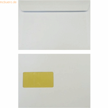 Blanke Briefumschläge C5 120g/qm haftklebend Fenster VE=250 Stück blan von Blanke