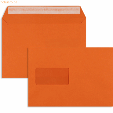Blanke Briefumschläge C5 120g/qm haftklebend Fenster VE=500 Stück aben von Blanke