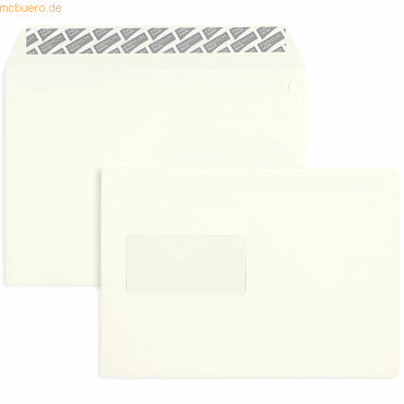 Blanke Briefumschläge C5 120g/qm haftklebend Fenster VE=500 Stück vani von Blanke