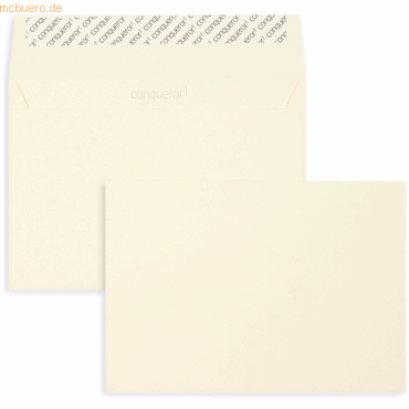 Blanke Briefumschläge C5 120g/qm haftklebend VE=250 Stück creme von Blanke