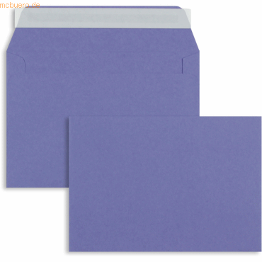 Blanke Briefumschläge C6 100g/qm haftklebend VE=100 Stück violett von Blanke