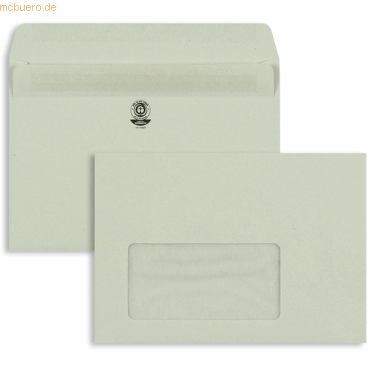 Blanke Briefumschläge C6 75g/qm selbstklebend Fenster VE=1000 Stück gr von Blanke