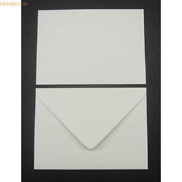 Blanke Briefumschläge C6 95g/qm gummiert VE=100 Stück weiß von Blanke