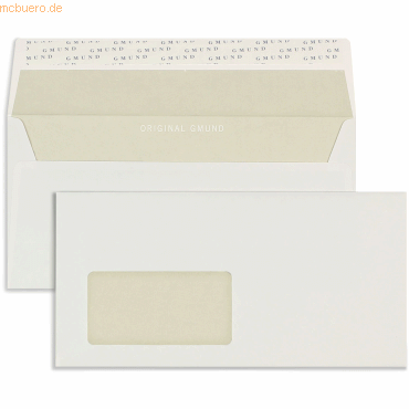 Blanke Briefumschläge DINlang 120g/qm haftklebend Fenster VE=250 Stück von Blanke
