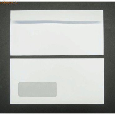 Blanke Briefumschläge DINlang 120g/qm haftklebend Sonderfenster VE=500 Blanke Briefumschläge DINlang 120g/qm haftklebend Sonderfenster VE=500 von Blanke