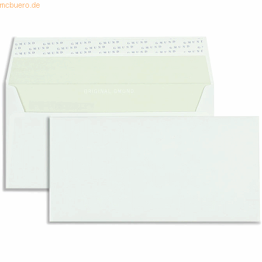 Blanke Briefumschläge DINlang 120g/qm haftklebend VE=250 Stück creme von Blanke