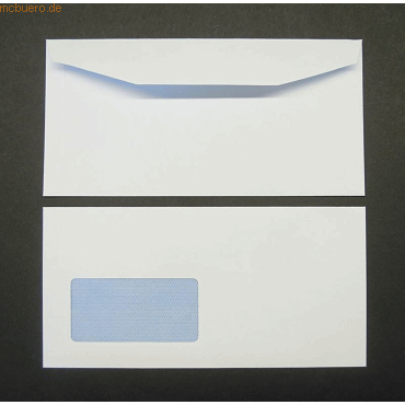 Blanke Kuvertierhüllen DIN C6/5 110g/qm gummiert Sonderfenster VE=1000 Blanke Kuvertierhüllen DIN C6/5 110g/qm gummiert Sonderfenster VE=1000 von Blanke