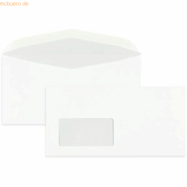 Blanke Kuvertierhüllen DIN C6/5 75g/qm gummiert Fenster VE=1000 Stück Blanke Kuvertierhüllen DIN C6/5 75g/qm gummiert Fenster VE=1000 Stück von Blanke