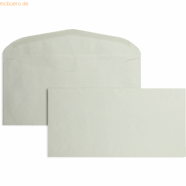 Blanke Kuvertierhüllen DIN C6/5 75g/qm gummiert VE=1000 Stück grau von Blanke