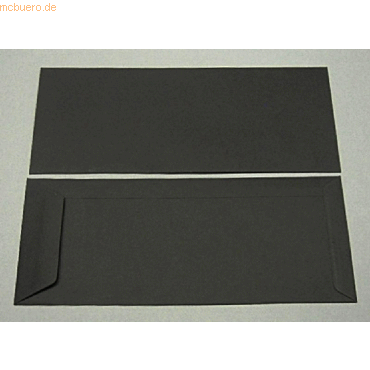 Blanke Versandtaschen 125x312mm 120g/qm gummiert VE=100 Stück schwarz von Blanke