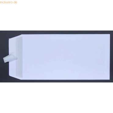 Blanke Versandtaschen 160x310mm 120g/qm haftklebend VE=250 Stück weiß von Blanke