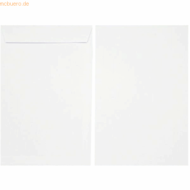Blanke Versandtaschen 229x352mm 120g/qm haftklebend VE=250 Stück weiß von Blanke