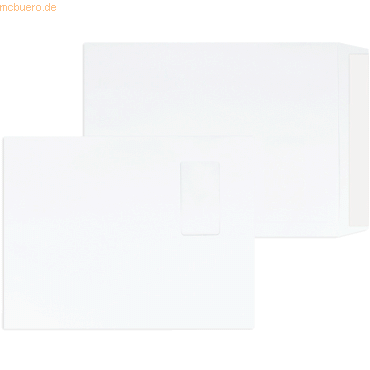 Blanke Versandtaschen 250x325mm 120g/qm haftklebend Sonderfenster VE=1 von Blanke
