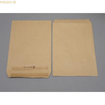 Blanke Versandtaschen 305x406mm 90g/qm selbstklebend VE=250 Stück brau von Blanke