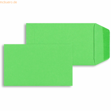 Blanke Versandtaschen 65x105mm 120g/qm gummiert VE=100 Stück smaragd von Blanke